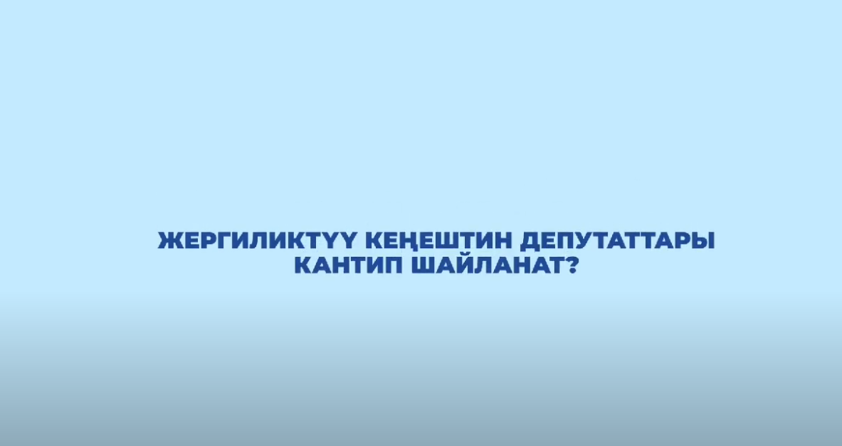 Read more about the article Жергиликтүү кеңештерге депутаттар кандай шайланат?